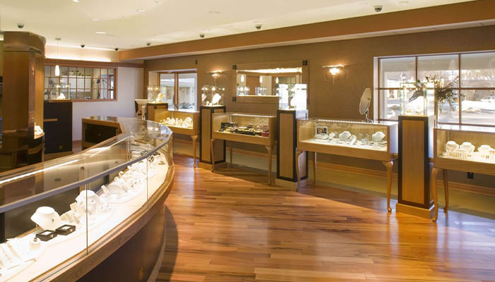 دکور طلا فروشی مدرن