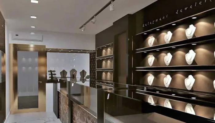 ساخت دکور طلا فروشی