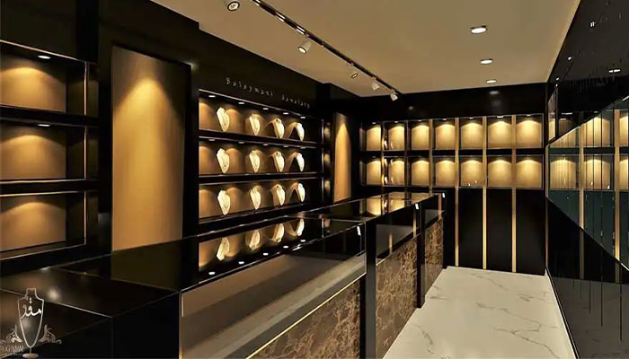 طراحی دکور طلا فروشی در گلشهر